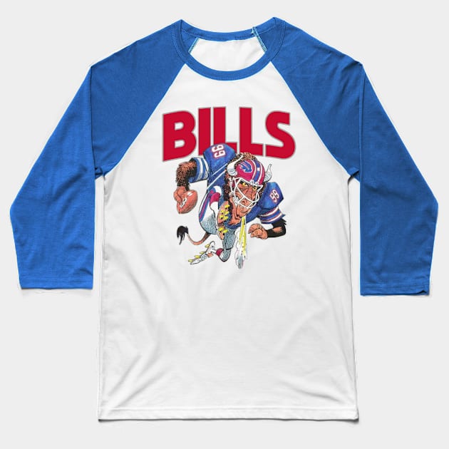 Buffalo Bills Vintage Baseball T-Shirt by Trazzo